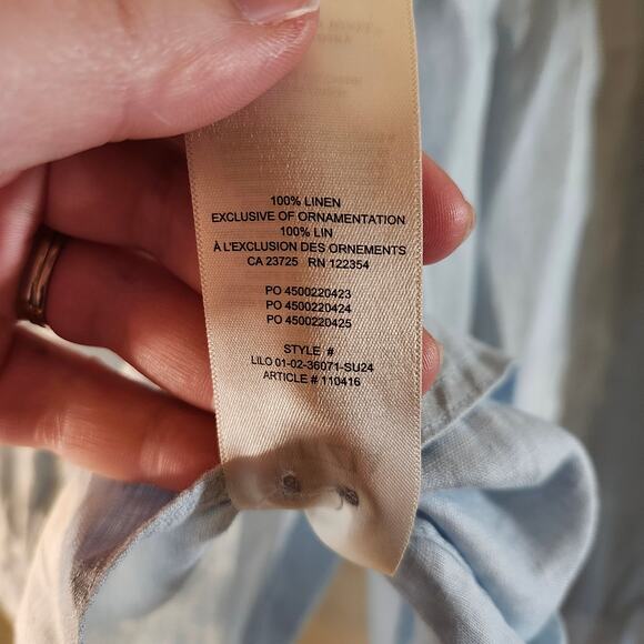 ARITZIA BABATON Utility Linen Shirt - Picture 7 of 7